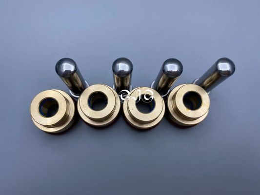 Material hidráulico de plata de Valve Pusher Copper NBR del piloto para el excavador