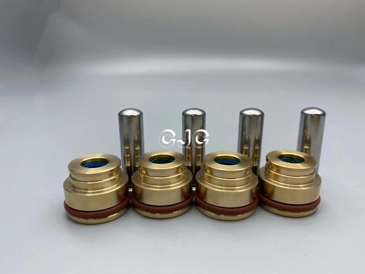Material hidráulico de plata de Valve Pusher Copper NBR del piloto para el excavador