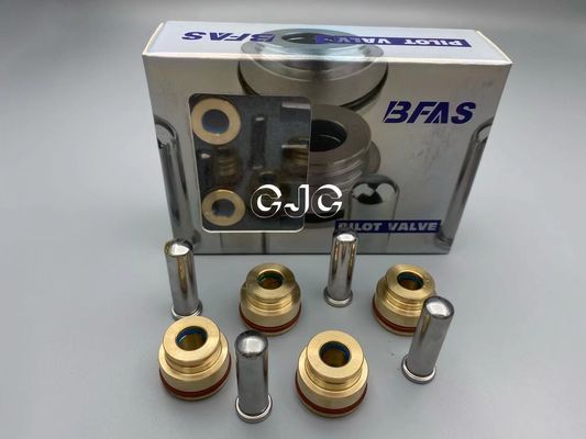 Material hidráulico de plata de Valve Pusher Copper NBR del piloto para el excavador