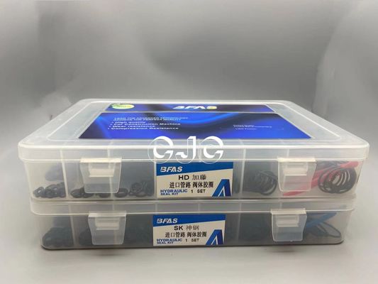 Equipos del sello del cilindro de la elevación hidráulica de la resistencia térmica para el material de goma de Kobelco EPDM