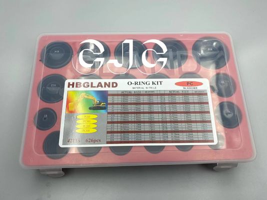 Orilla hidráulica O Ring Kit Box de KOMATSU O Ring Seal Kit Excavator NBR 90
