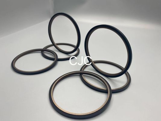 Excavador Hydraulic Bronze Piston Rod Seals Oil Resistance de SPN PTFE