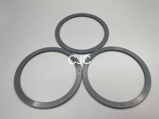 Desgaste BRILLANTE del anillo de respaldo 58*100*3 - de bronce puro resistente de los recambios PTFE llenada